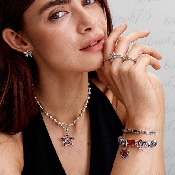 Pandora Stranger Things Glow-in-the-dark Heart Charm - Picture 7 of 7